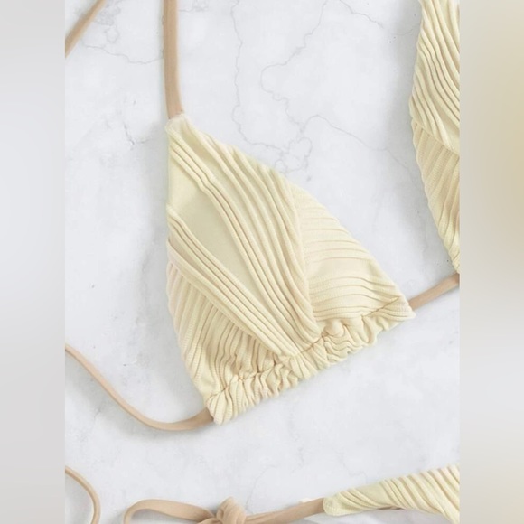 Brand New bikini NEVER WORN! neutral color - Picture 4 of 4